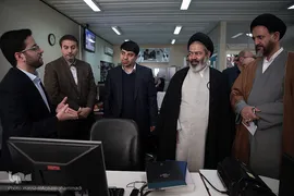 بازدید حجت‌الاسلام والمسلمین سیدعبدالفتاح نواب، نماینده ولی فقیه در امور حج و زیارت و سرپرست حجاج ایرانی از ایکنا