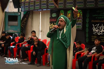 تعزیه شهادت امام رضا(ع) در خمینی‌شهر
