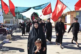 زائرین پیاده روی اربعین حسینی