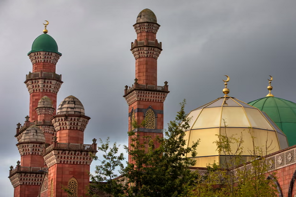 Minarets of a mosque in Bradford. The new guidance provides practical security advice for Muslim places of worship.