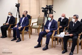 دیدار سردار بردی محمداف، رئیس‌جمهور ترکمنستان با حضرت آیت‌الله خامنه‌ای، رهبر انقلاب اسلامی