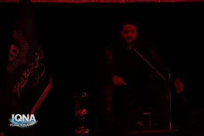 سوگ رضوی در حرم مطهر امامزاده علی بن جعفر(ع) قم
