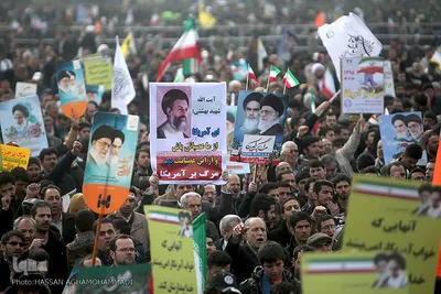 مراسم راهپیمایی یوم الله ۲۲ بهمن در میدان آزادی