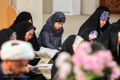 جزءخوانی قرآن کریم در مسجد جامع خرمشهر 