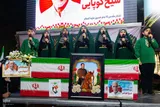 مراسم وداع با پیکر شهیدان مصطفی امینی و عبدالحسین شیخ‌کوپایی در اصفهان