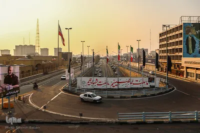 سالروز شهادت شهید سلیمانی- تقاطع بزرگراه یادگار امام (ره)و خیابان آزادی- دی۹۹