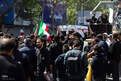 تهران در سوگ چهلمین روز شهادت رهبر شهید انقلاب اسلامی