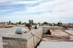روستاهای گرفتار در سیل منطقه بامدژ/1