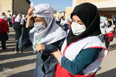 مانور زلزله در استان همدان