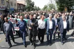تشییع پیکر شهید سردار نارنجی در ارومیه‎