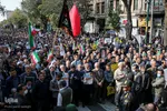 راهپیمایی مردم تبریز علیه حادثه تروریستی شاه چراغ‎‎