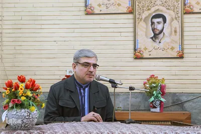 مهدی قره‌شیخلو، رئیس سازمان دارالقرآن الکریم در مراسم تجلیل از استادان موسسه دارالتحفیظ به مناسبت روز معلم