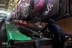 تجلی محرم در صنعت پرچم‌سازی‎