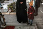 غبارروبی و عطرافشانی مزار شهدا با گل نرگس ـ بهبهان