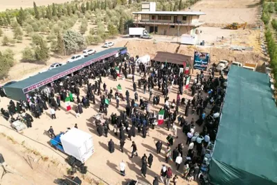 عکس | راهپیمایی جاماندگان اربعین در لرستان