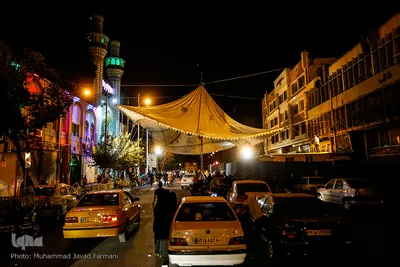 برپایی خیمیه عزای حسینیه کربلایی های مقیم مرکز