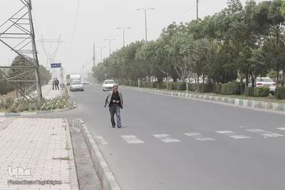 گرد و خاک شدید در زنجان‎‎