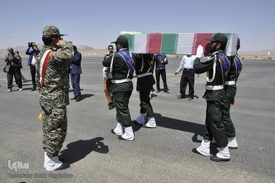 ورود پیکر سه شهید گمنام به خراسان جنوبی