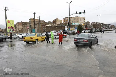 آب گرفتگی معابر کرج