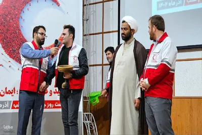 برگزاری ️مراسم نکوداشت داوطلبان منتخب جمعیت هلال احمر آذربایجان غربی‎