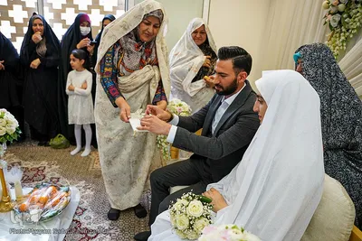 جشن عقد در سومین حرم اهل بیت‎‎