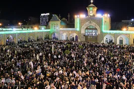 مراسم تحویل سال در حرم حضرت عبدالعظیم حسنی(ع)
