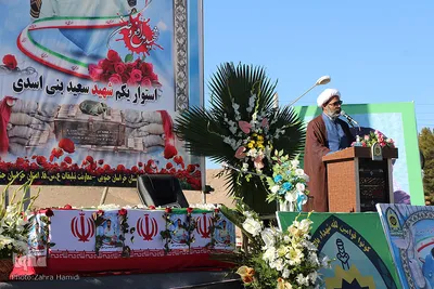 مراسم تشییع پیکر مطهر مدافع حریم وطن ـ بیرجند