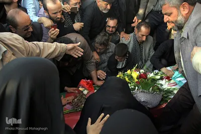 استقبال از شهيد مدافع حرم در سمنان