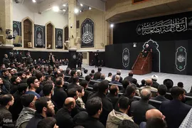 مراسم عزاداری شب شهادت حضرت ‌زهرا سلام‌الله‌علیها در حسینیه امام خمینی(ره)