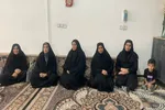 دیدار فرماندار خرم آباد با خانواده 6 شهید جنگ تحمیلی 12 روزه در خرم آباد