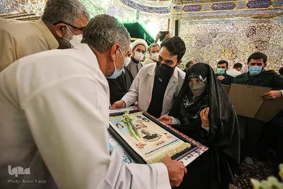 آیین گلاب شویی حرم مطهر شاهچراغ(ع)