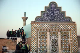 مراسم تعویض پرچم آستان منور حضرت عبدالعظیم حسنی(ع)