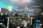 مراسم استقبال مردم نی ریز از پیکر امام جمعه شهر خود‎‎