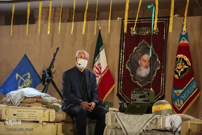 رونمایی از پرچم عملیات کربلای ۵