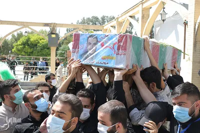 تشییع پیکر شهید مدافع حرم «محمد اینانلو» _ کرج