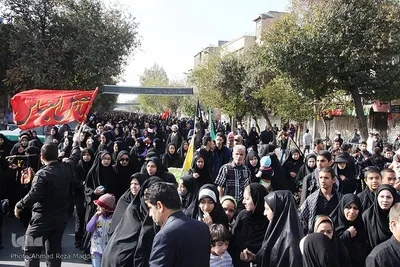 سوگواري «جاماندگان از اربعين» در حرم شاهچراغ(ع)