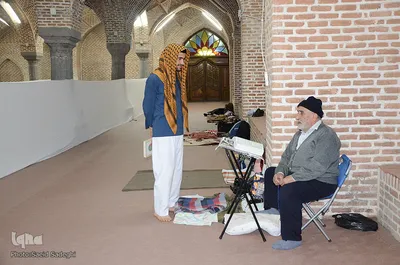 مراسم اعتکاف در مسجد جامع تبریز