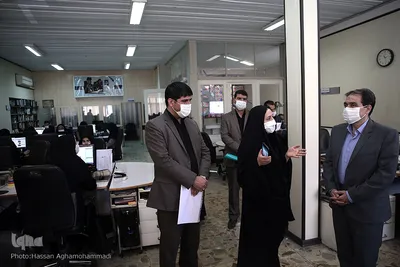 بازدید طاهر موهبتی، مدیرعامل سازمان بیمه سلامت ایران از ایکنا