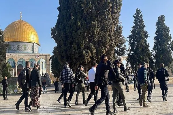 صهیونیست‌ها در ماه اکتبر 23 مرتبه به مسجدالاقصی یورش بردند