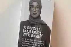 Les extrémistes suédois critiquent une image de femme voilée