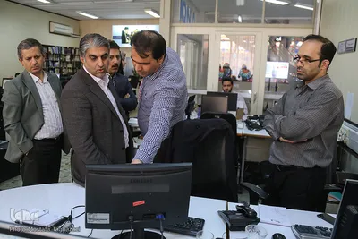 بازدید ابراهیم صادقی فر، معاون فرهنگی و اجتماعی وزارت کار از ایکنا