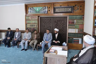 دیدار دست‌اندرکاران جشنواره ملی قرآن دانشجویان با نماینده ولی فقیه در آذربایجان شرقی‎