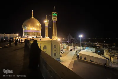 تعویض پرچم حسینیه اعظم زنجان‎‎