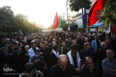 تشییع پیکر مطهر ۹ شهید دفاع مقدس و ۲ شهید مدافع حرم / مشهد