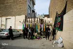 مراسم سنتی شال و پر کردن علم تاریخی طیب
