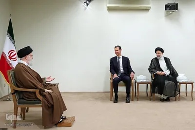 دیدار رئیس جمهور سوریه و هیئت همراه با مقام معظم رهبری