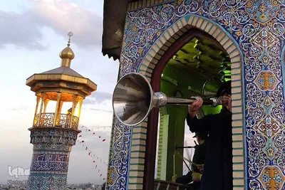 آیین نقاره ‌زنی در حرم حضرت شاهچراغ(ع)