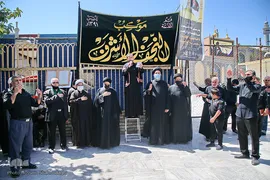 قم در عزای امام زین‌العابدین(ع)