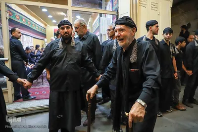 عزاداری سوم شهادت امام حسین(ع) در بازار تبریز‎