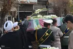 تشییع پیکر شهید گمنام در شهرستان شوط‎